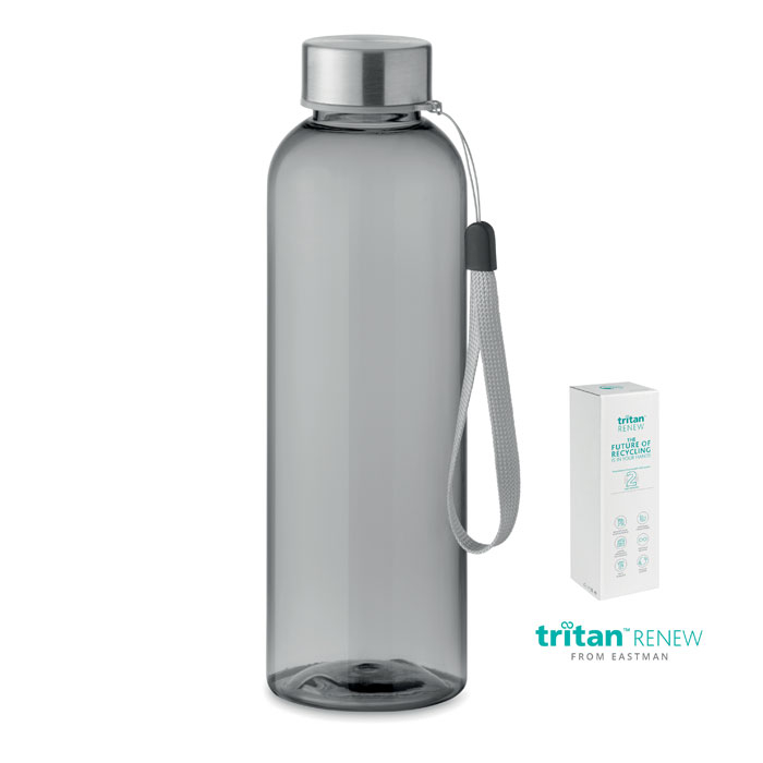 Bouteille promotionnelle 500 ml SEA Tritan Renew™ gris transparent
